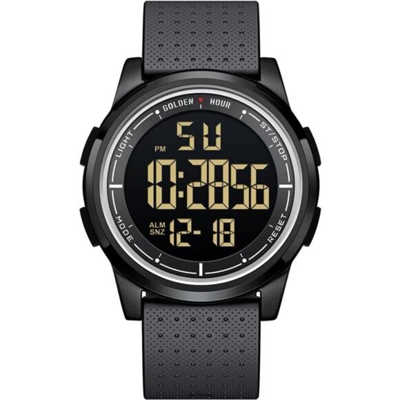 Ultra-Thin Minimalist Sports Waterproof Digital Watches Men with Wide-Angle - Picture 1 of 7